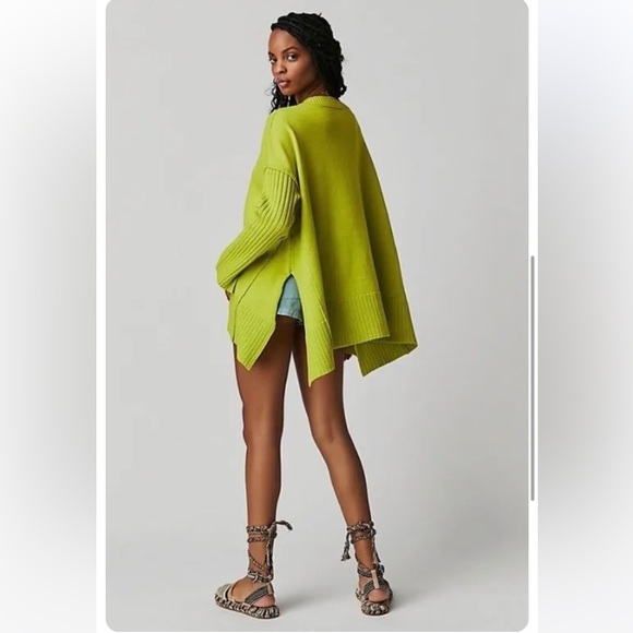 NEW Free People Orion A line tunic sweater - Picture 10 of 13